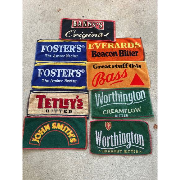 Vintage Bartop Towel lot of 9-18” x 8” - Picture 1 of 5